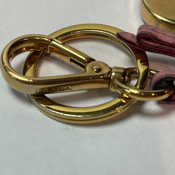 Prada Trick Heart-Shaped Keychain Bag Charm - Pink - Preowned - Picture 5 of 7
